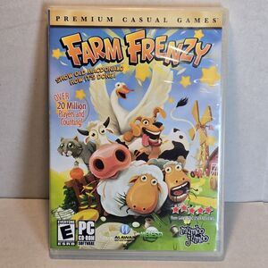 Farm Frenzy (PC CD-ROM, 2008) Casual Time Management Game - Very Good Condition
